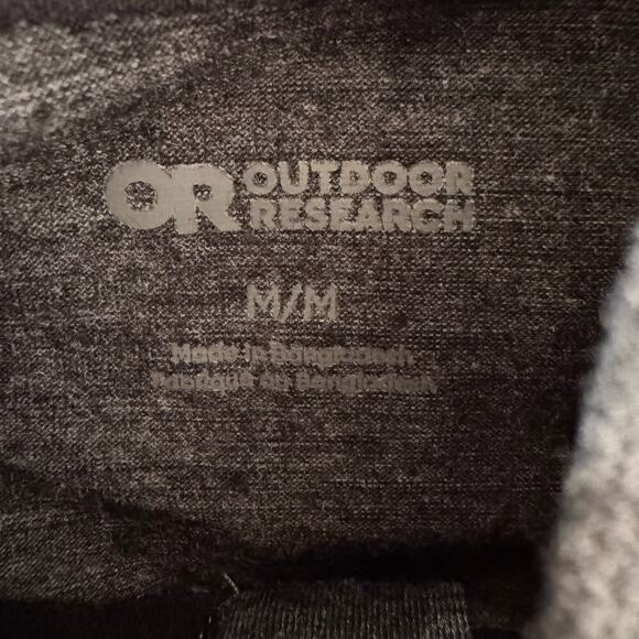 Outdoor Research Women's Alpine Onset Merino 150 Half Zip Shirt Size Medium Gray - Picture 9 of 9